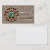 Knüpfarbeit-Kreis-Geschäfts-Karten Visitenkarte (Vorne/Hinten)