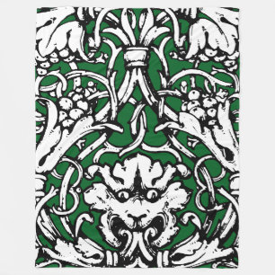 Knüpfarbeit Lion aus dem frühen 20. Jahrhundert Fleecedecke