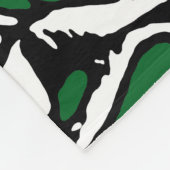 Knüpfarbeit Lion aus dem frühen 20. Jahrhundert Fleecedecke (Ecke)