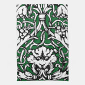 Knüpfarbeit Lion aus dem frühen 20. Jahrhundert Geschirrtuch (Vertikal)