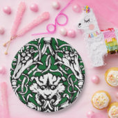 Knüpfarbeit Lion aus dem frühen 20. Jahrhundert Pappteller (Party)