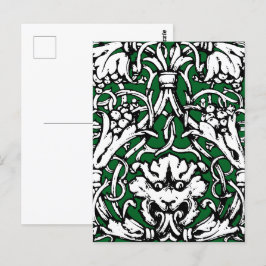 Knüpfarbeit Lion aus dem frühen 20. Jahrhundert Postkarte