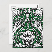 Knüpfarbeit Lion aus dem frühen 20. Jahrhundert Postkarte (Vorne/Hinten)