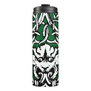 Knüpfarbeit Lion aus dem frühen 20. Jahrhundert Thermosbecher