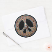 Knüpfarbeit Peace Sign Stickers (Umschlag)