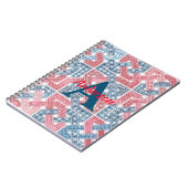 Knüpfarbeit Sampler - alles verdreht Notizblock (Linke Seite)