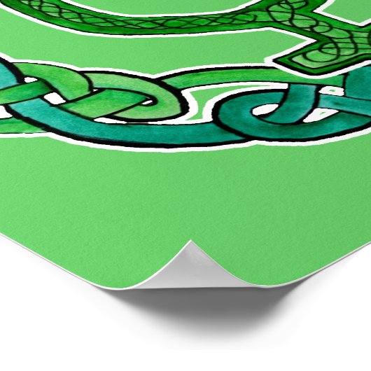 Knüpfarbeit-Transgender-Symbol Poster (Ecke)