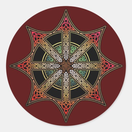 Knüpfarbeit Zeichen von Chaos Stickers (Vorderseite)