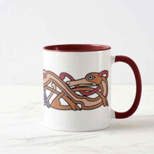 Knüpfarbeitjagdhunde Tasse (Rechts)