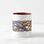 Knüpfarbeitjagdhunde Tasse (Zentrum)