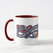 Knüpfarbeitjagdhunde Tasse (Links)