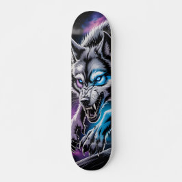 Knurrender Wolfkopf-Skateboard Skateboard