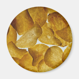 Knusperige Kartoffelchips Magnet