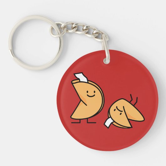 Knusperiger chinesischer süßer Nachtisch des Schlüsselanhänger (Vorderseite)