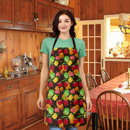 knusprig, knusprig, braun schürze