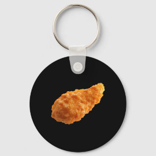 Knusprige Hühnchenstreifen Lustiger Food-Nuggets-L Schlüsselanhänger