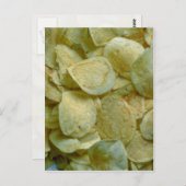 Knusprige Kartoffelchips Postkarte (Vorne/Hinten)