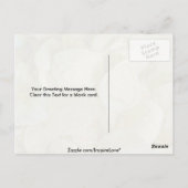 Knusprige Kartoffelchips Postkarte (Rückseite)