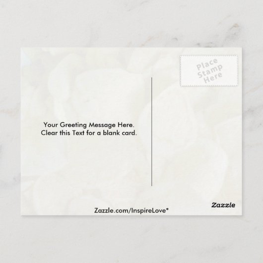 Knusprige Kartoffelchips Postkarte (Rückseite)