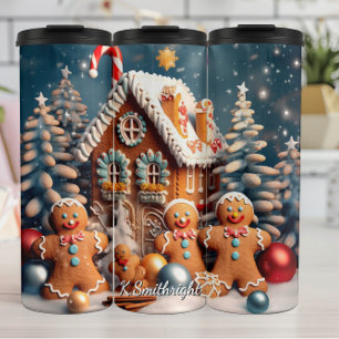 Knusprige Lebkuchen-Kekse-Mischung Thermosbecher