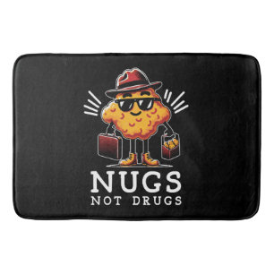 Knusprige Nugs, keine Drogen Badematte