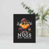 Knusprige Nugs, keine Drogen Begleitkarte (Stehend Vorderseite)