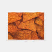 Knusprige Tortilla-Nacho-Chips-Fotografie-Decke Fleecedecke (Vorderseite (Horizontal))