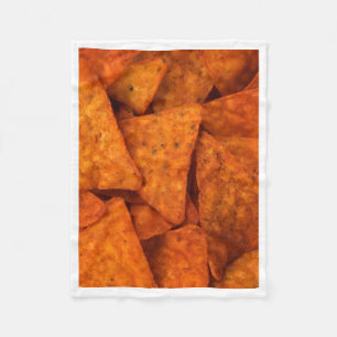 Knusprige Tortilla-Nacho-Chips-Fotografie-Decke Fleecedecke