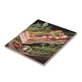 Knuspriger Bacon-Block Kräuter Fliese (Seite)