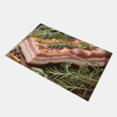Knuspriger Bacon-Block Kräuter Fußmatte (Schrägansicht)