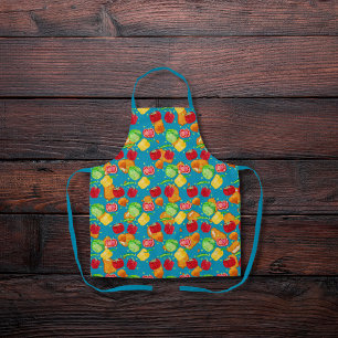 knuspriger, knuspriger Salat aquamarin blau Schürze