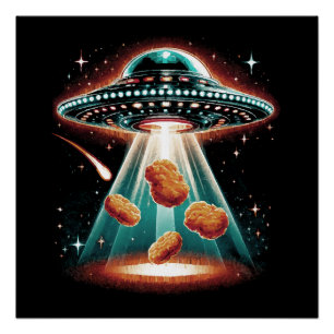Knuspriges Hähnchen-Nugget Poster