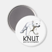 Knut Polar Bear Magnet (Vorderseite/Rückseite)