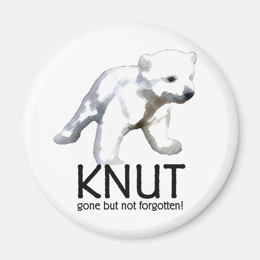 Knut Polar Bear Magnet (Vorne)
