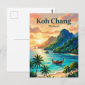 Ko Chang Thailand Postkarte (Vorne/Hinten)