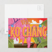 Ko Chang Thailand Reiseplakat Postkarte (Vorne/Hinten)
