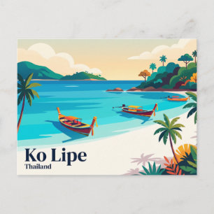 Ko Lipe, Satun, Provinz Satun, Thailand Postkarte