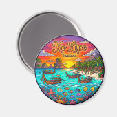 Ko Lipe Thailand Magnet (Vorderseite/Rückseite)