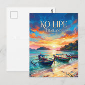 Ko Lipe Thailand Postkarte (Vorne/Hinten)