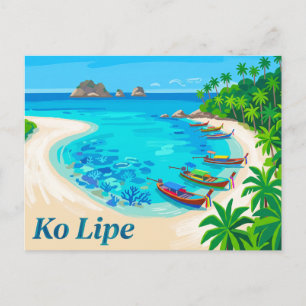 Ko Lipe Thailand Postkarte