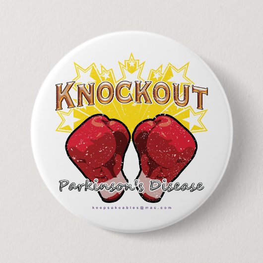KO Parkinson ist bedrückt Button (Vorderseite)