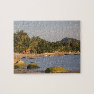 Ko Phangan, Thailand. Außerhalb der hektischen Ins Puzzle