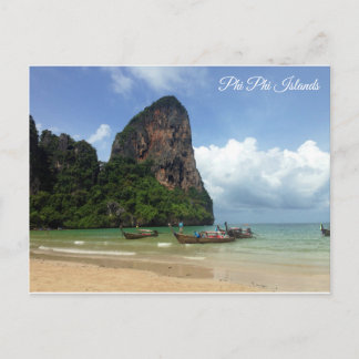 Ko Phi Phi Islands Thailand Krabi James Bond Postkarte