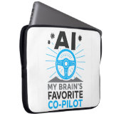 Ko-Pilot - Intelligenter Partner meines Gehirns Laptopschutzhülle (Vorne Rechts)
