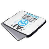 Ko-Pilot - Intelligenter Partner meines Gehirns Laptopschutzhülle (Vorne Knopf)