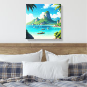 Ko Samui Thailand Beach Leinwanddruck (Insitu (Schlafzimmer))