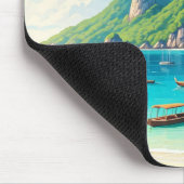 Ko Samui Thailand Beach Mousepad (Ecke)