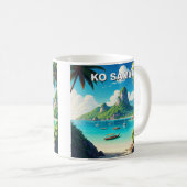 Ko Samui Thailand Kaffeetasse (VorderseiteRechts)