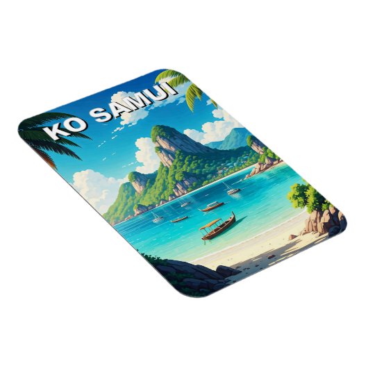 Ko Samui Thailand Magnet (Rechte Seite)