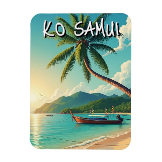 Ko Samui Thailand Magnet (Vertikal)